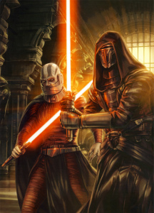 From Left to Right: Darth/Lord Revan, and Darth/Lord Malak